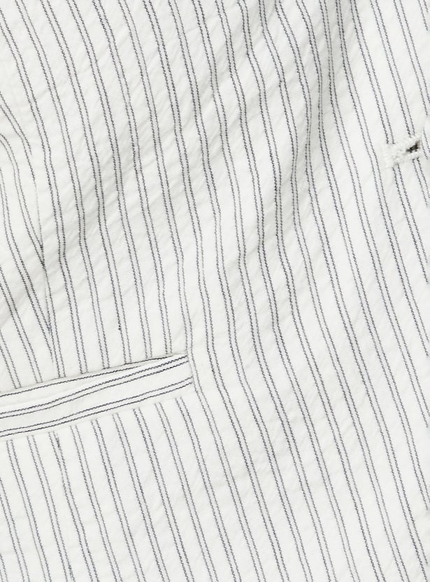 Women Striped Waistcoat Top