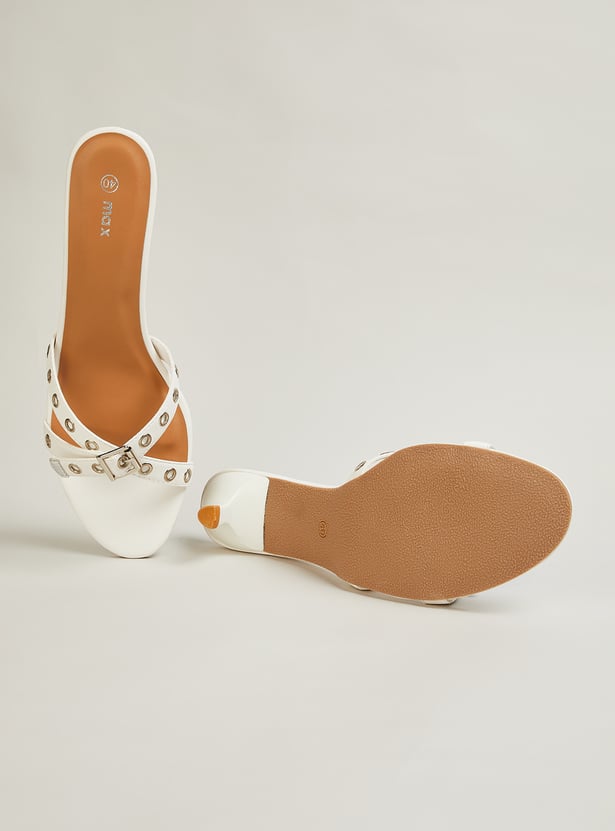 Women Embellished Kitten Heels