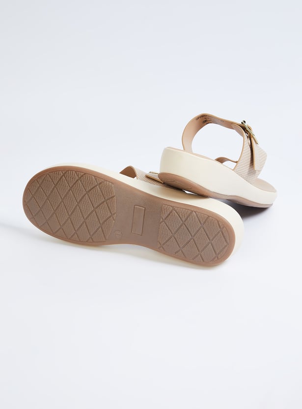 Women Textured One-Toe Platforms