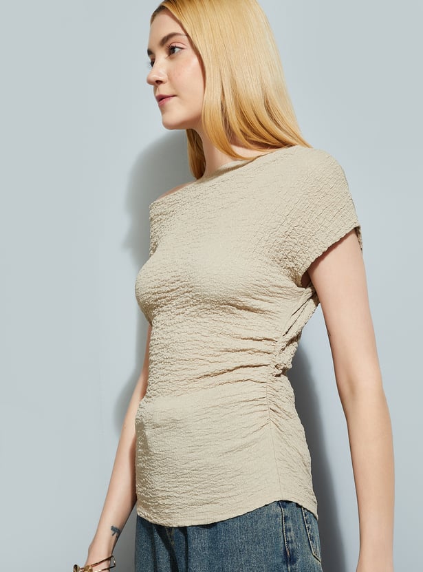 ALAYA F x URB_N Women Textured Top