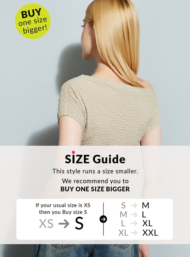 ALAYA F x URB_N Women Textured Top