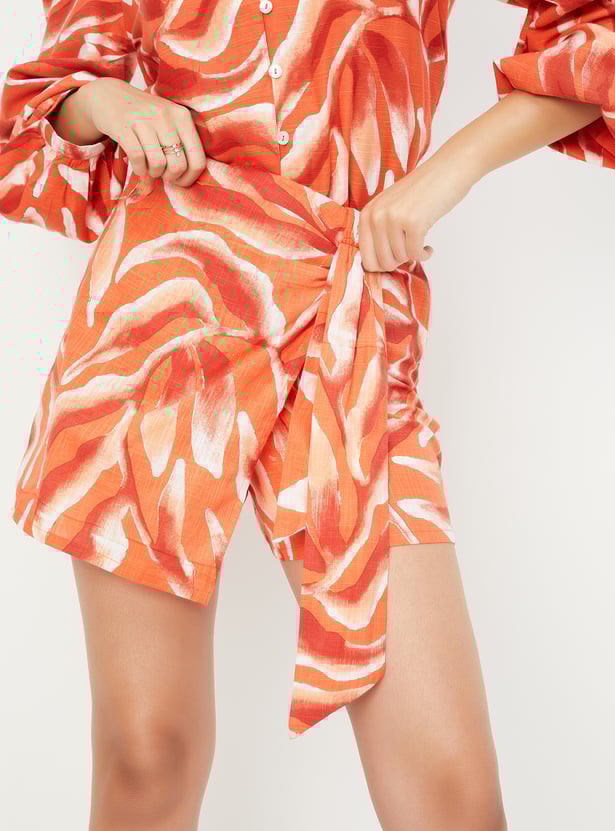 Kalki x Max Women Printed Wrap Skort