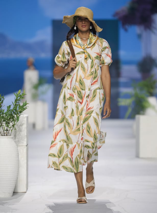 Kalki x Max Women Floral Print Tiered Dress