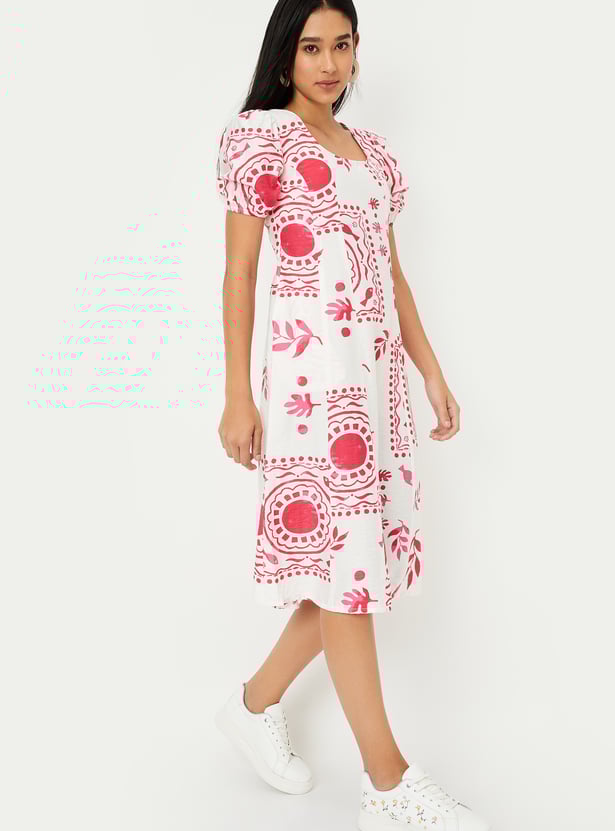 Kalki x Max Women Printed A-line Dress