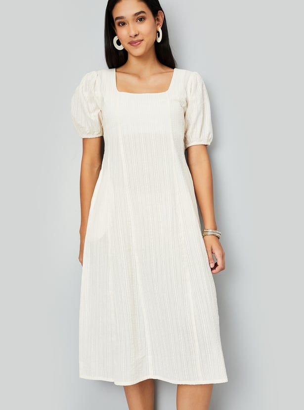 Kalki x Max Women Seersucker A-line Dress