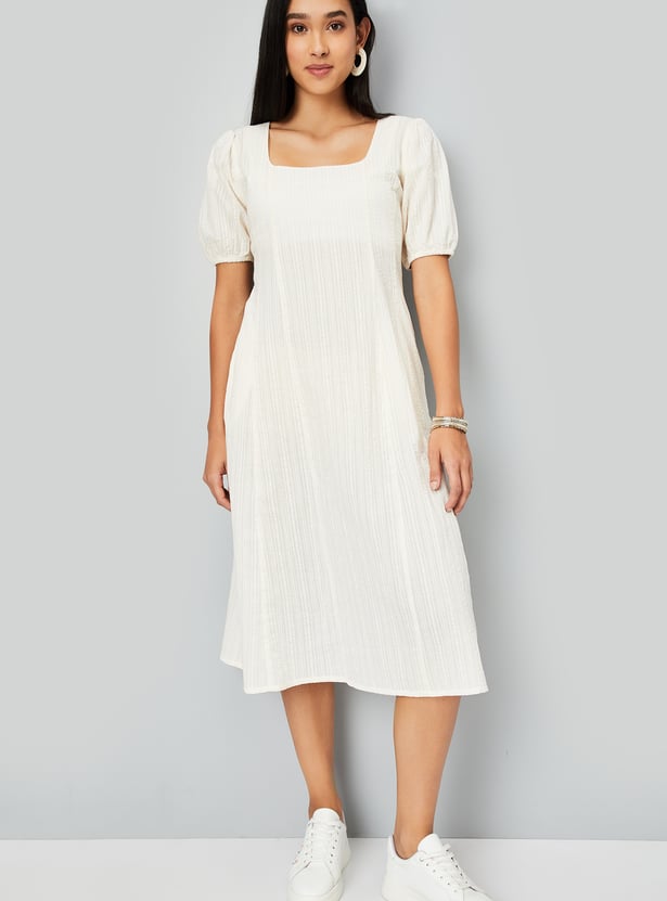 Kalki x Max Women Seersucker A-line Dress