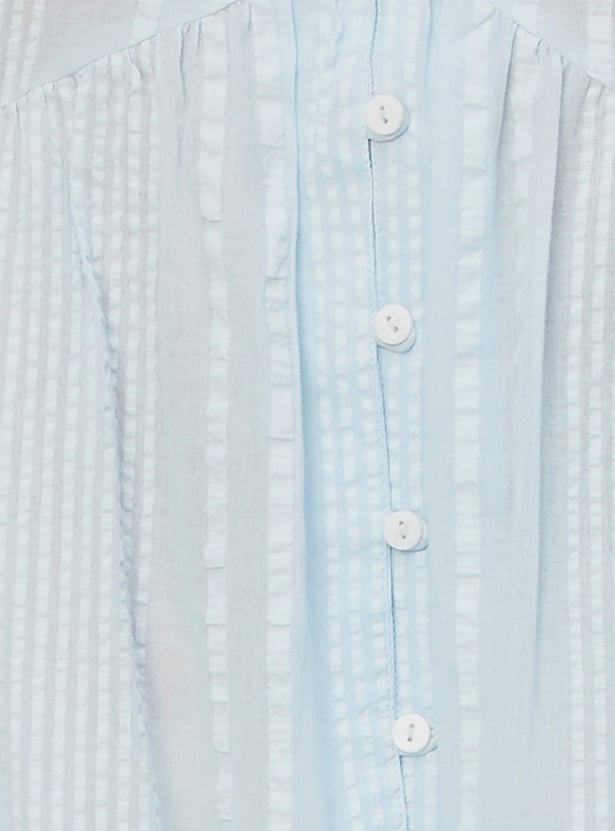 Kalki x Max Women Seersucker Tiered dress