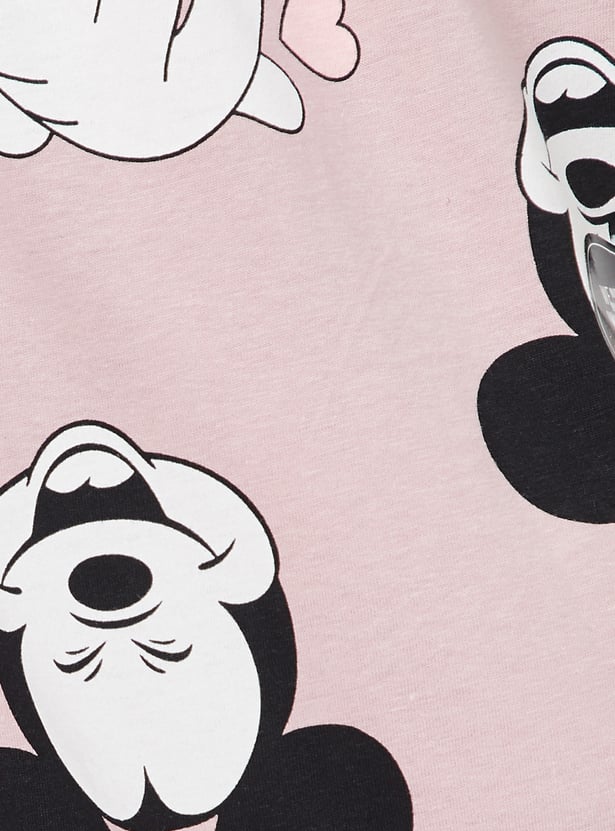 Women Mickey Print Pyjamas
