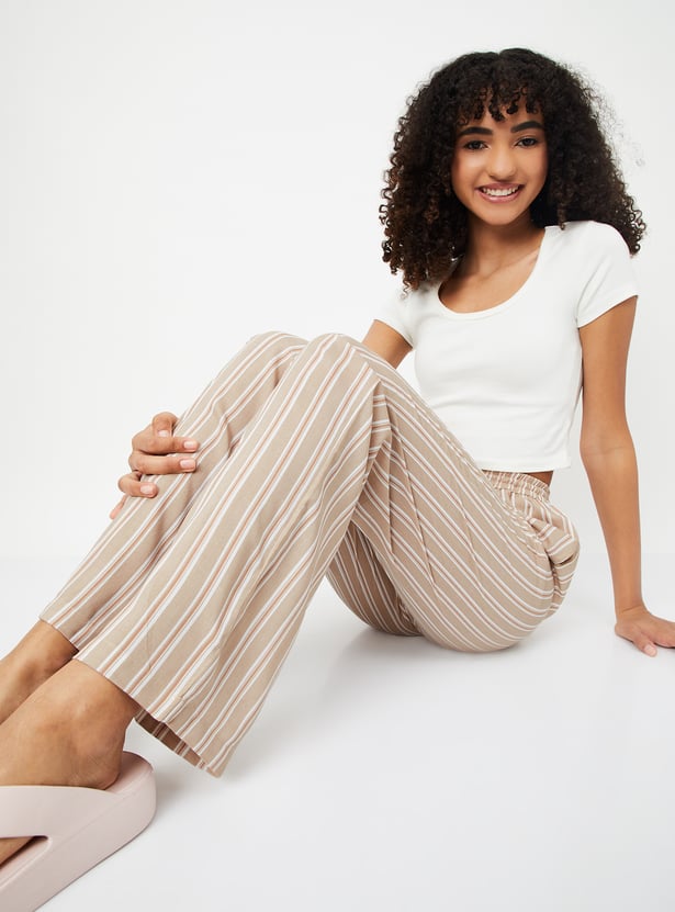 Women Striped Pyjamas