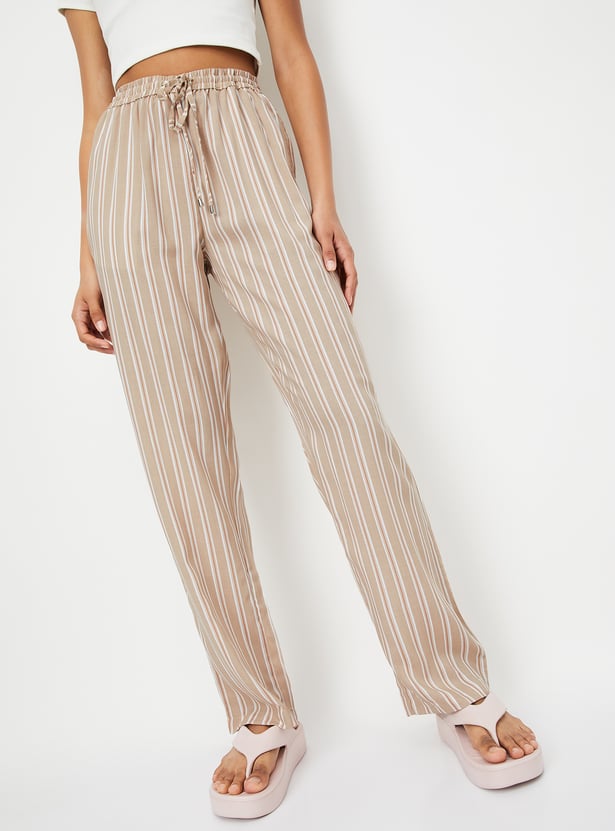 Women Striped Pyjamas