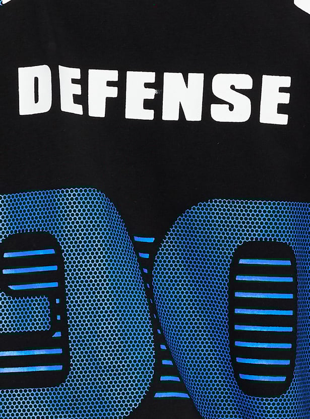 Women Striped Oversized Sports Polo T-shirt