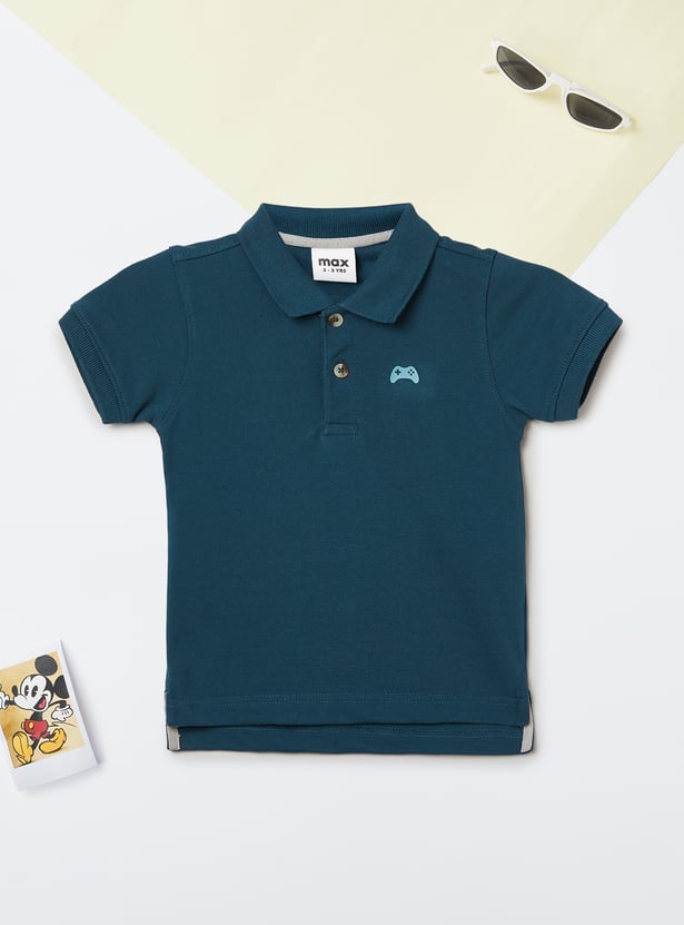 Boys Textured T-shirt