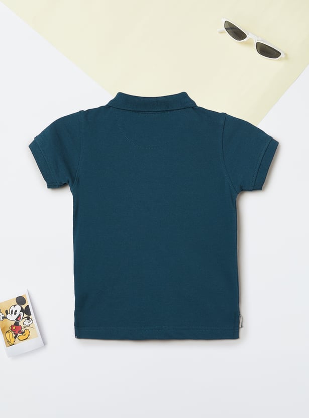 Boys Textured T-shirt