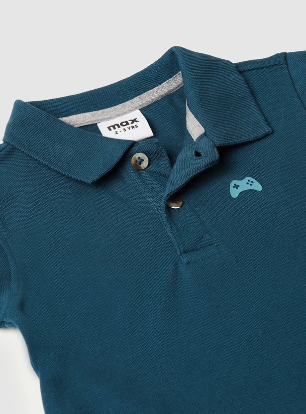 Boys Textured T-shirt