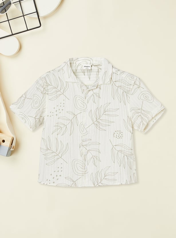 Boys Printed Resort Shirt