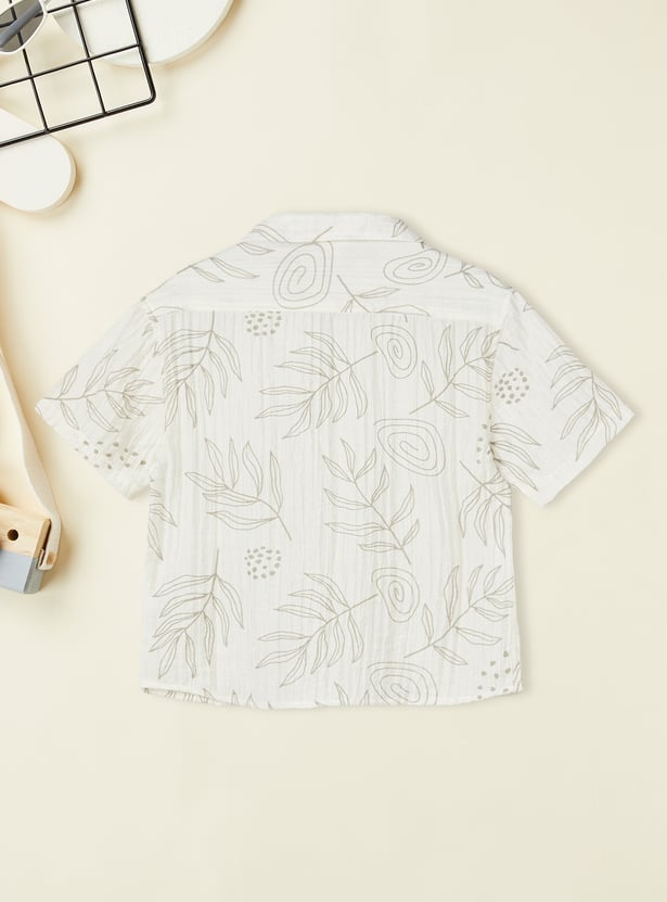 Boys Printed Resort Shirt