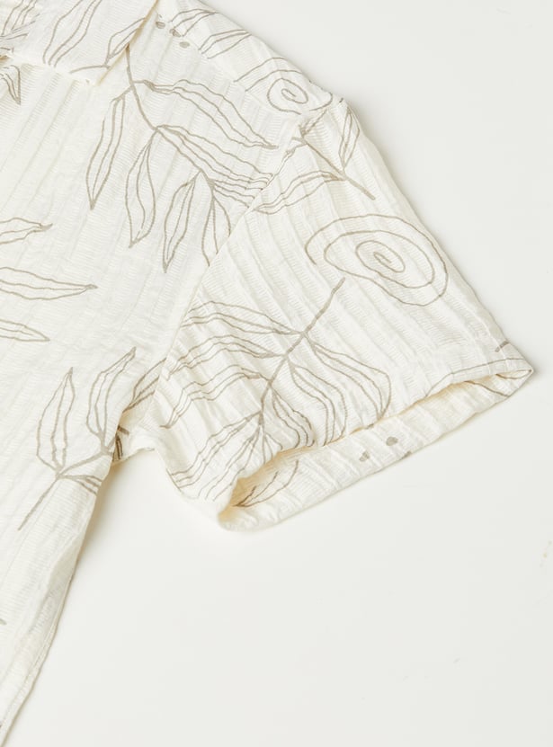 Boys Printed Resort Shirt