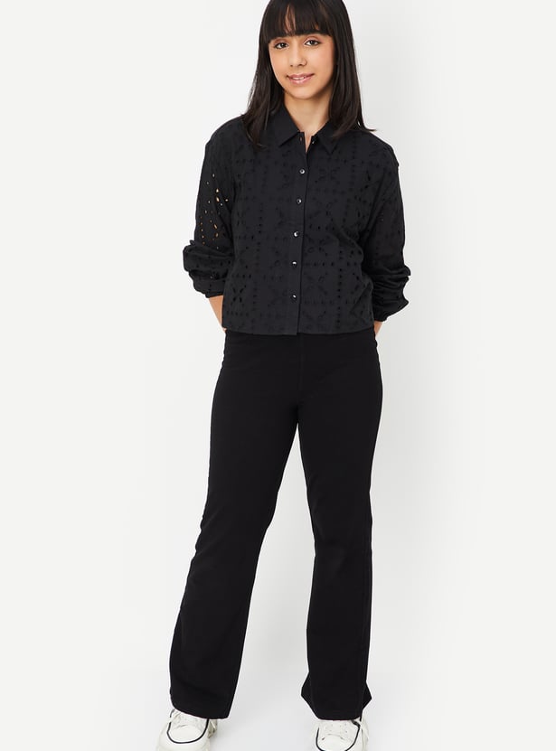 Girls Schiffili Shirt-style Top