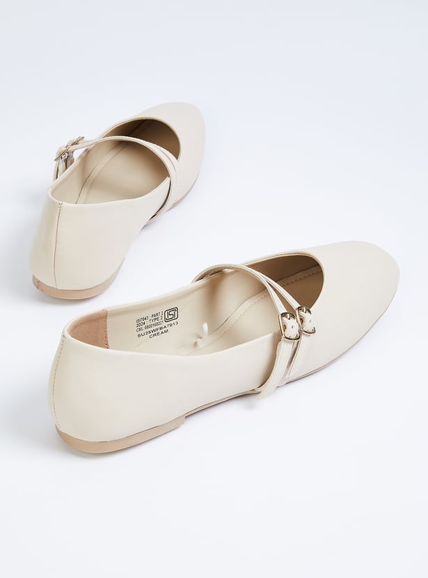 Buy Women Solid Mary Janes Online at just