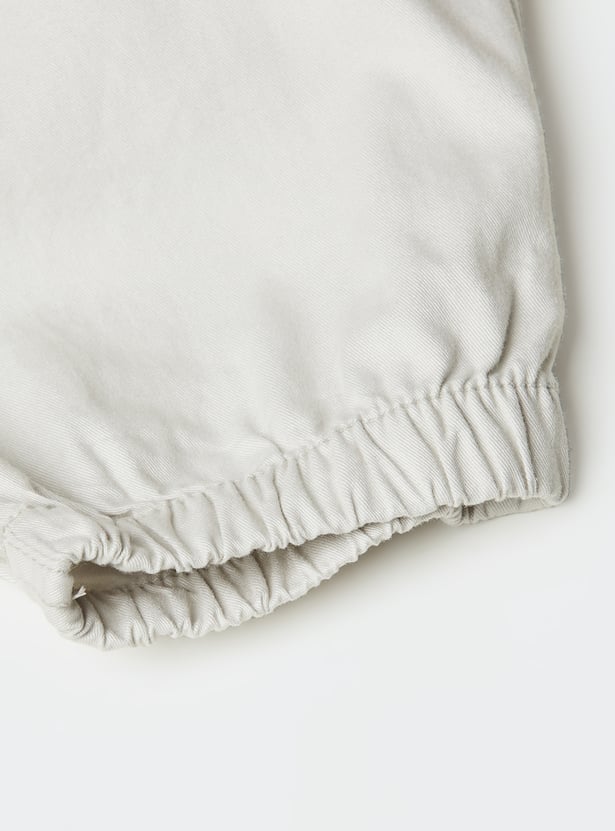 Boys Solid Cargo Joggers