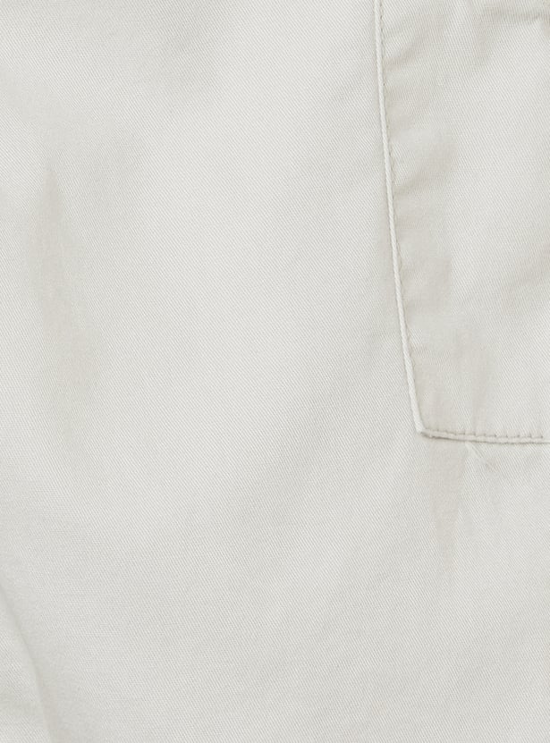 Boys Solid Cargo Joggers