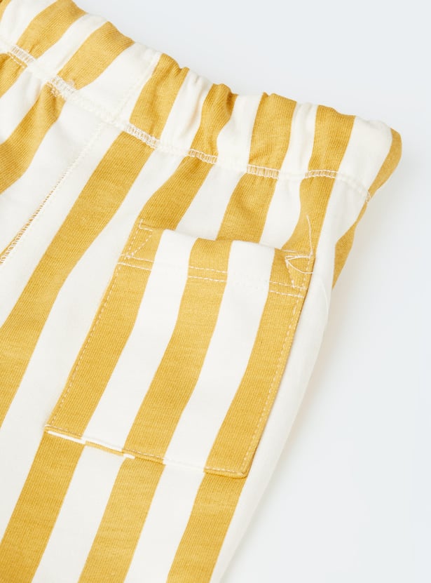 Boys Printed Shorts Set