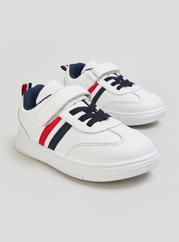 Boys Striped Sneakers