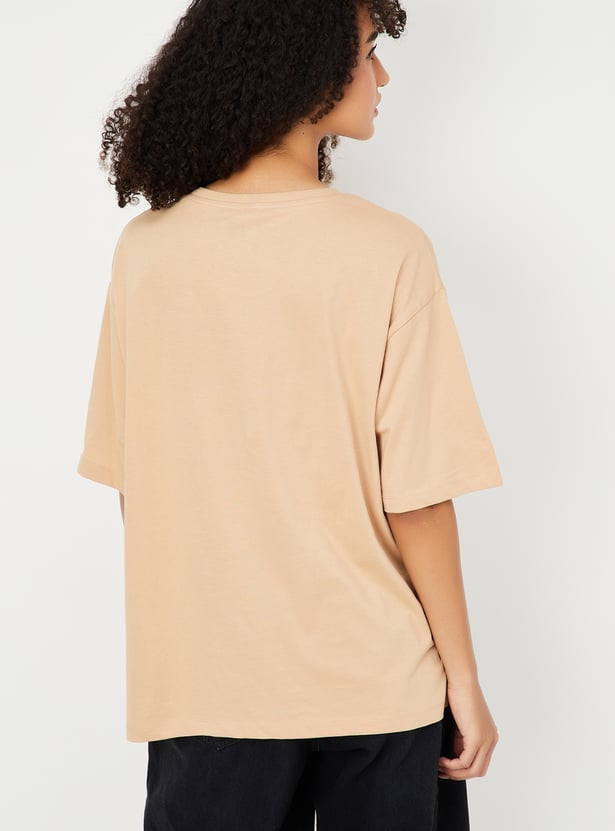 Women Oversized Graphic Print T-shirt