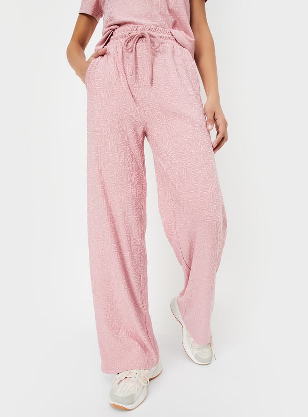 Women Printed Sports Track Pants