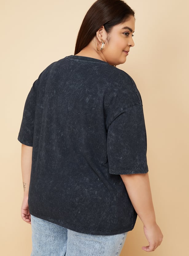 ALAYA F x URB_N Women Wednesday Oversized T-shirt