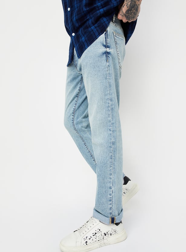 Men Washed Regular Fit Jeans