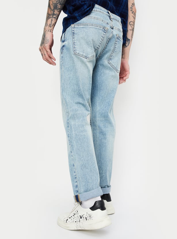 Men Washed Regular Fit Jeans