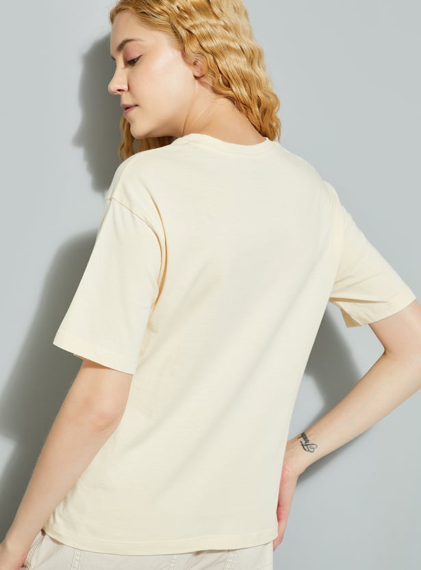 ALAYA F x URB_N Women Relaxed Fit Graphic T-shirt
