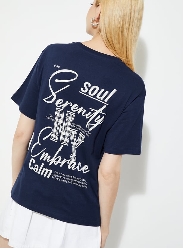 URB_N Women Printed Relaxed Fit T-shirt