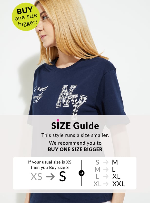 URB_N Women Printed Relaxed Fit T-shirt