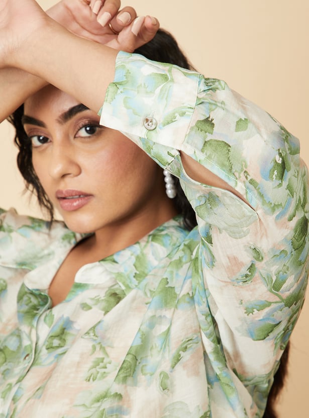 Women Floral Print Shirt