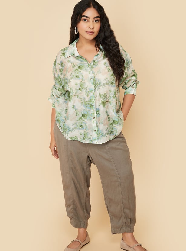 Women Floral Print Shirt