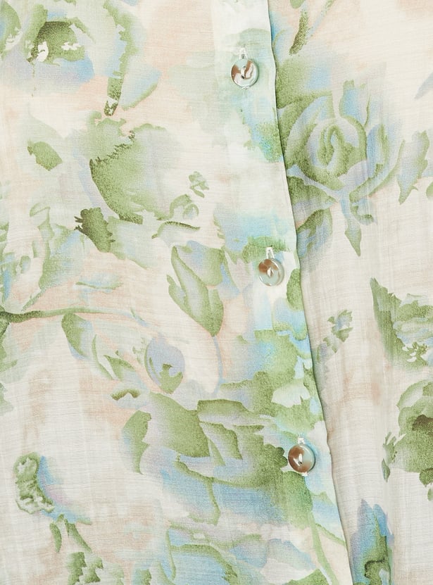 Women Floral Print Shirt