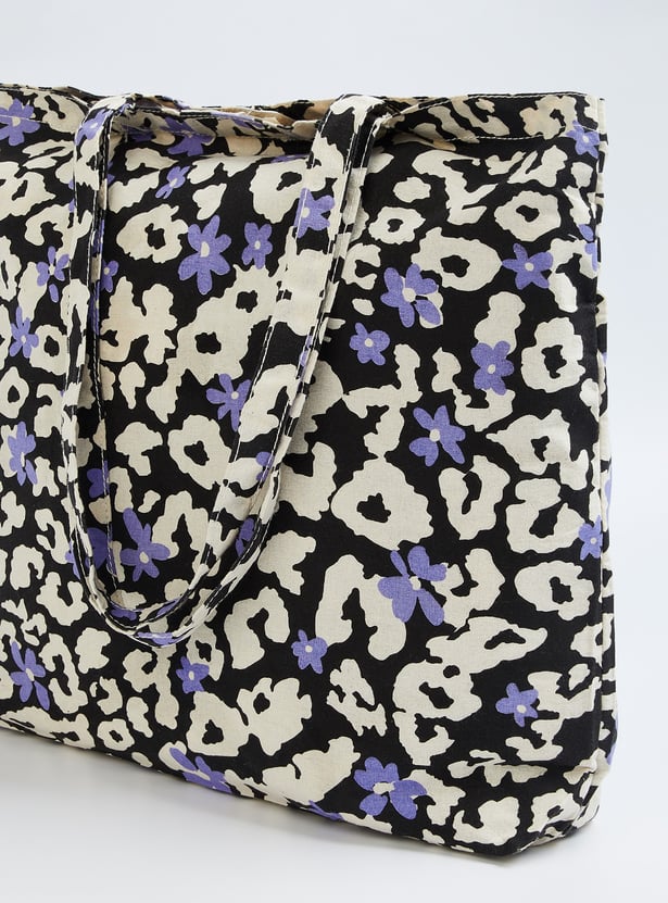 Women Floral Print Shopper Bag