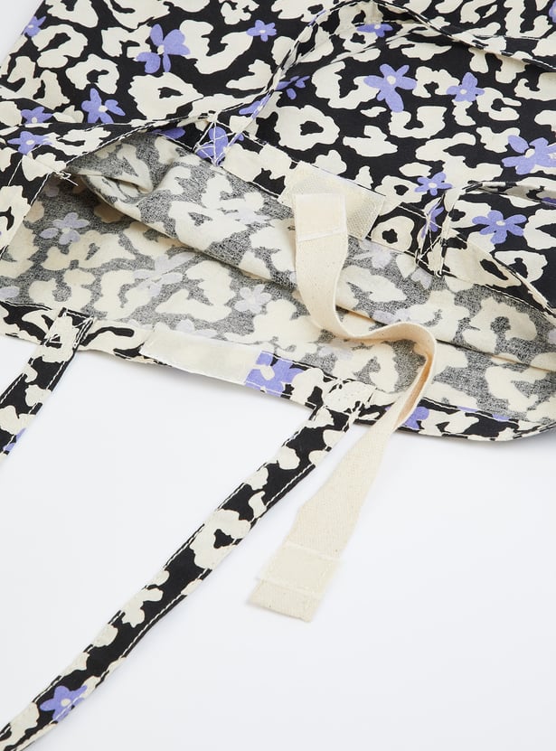 Women Floral Print Shopper Bag