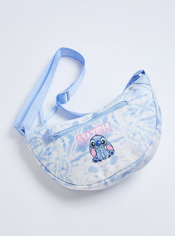 Kids Lilo & Stitch Print Sling Bag