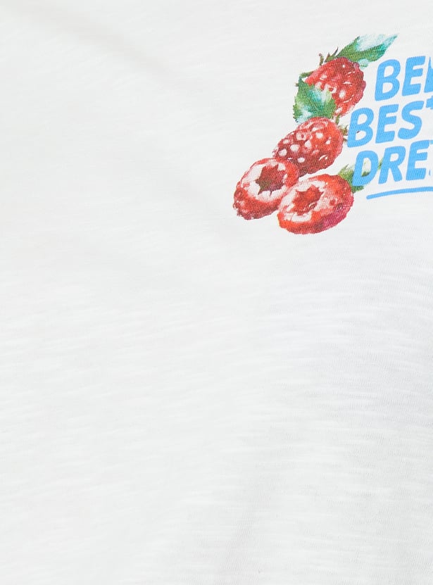 Buy ALAYA F x URB_N Women Back Print T-shirt Online at just Rs