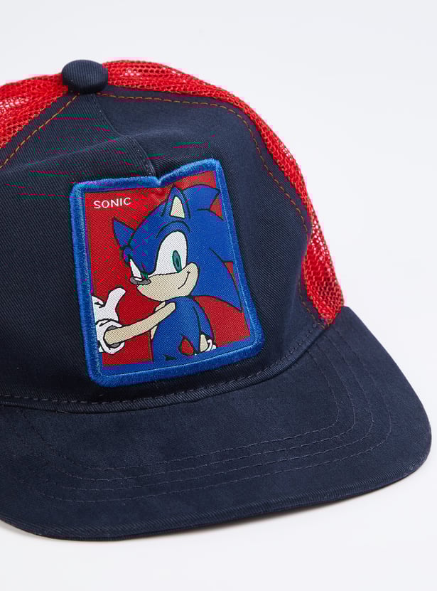 Boys Sonic Applique Cap