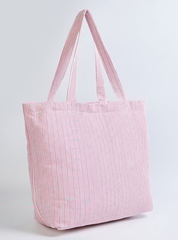 Women Striped Shopper Bag