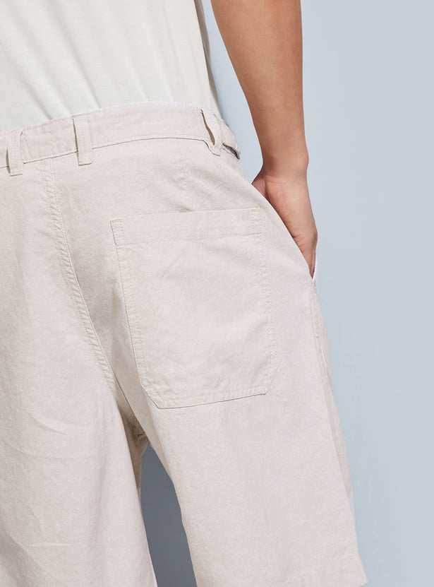 URB_N Men Textured Shorts