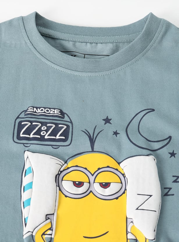 Boys Minions Embossing PJ Set