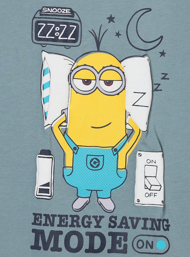 Boys Minions Embossing PJ Set