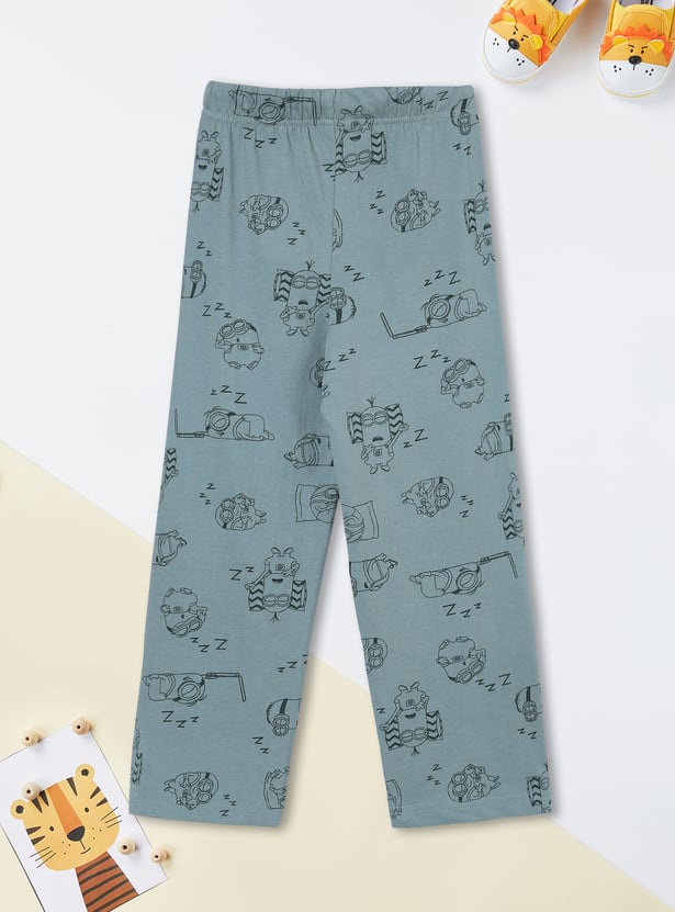 Boys Minions Embossing PJ Set