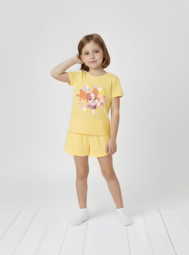 Girls Printed Sleepwear Set