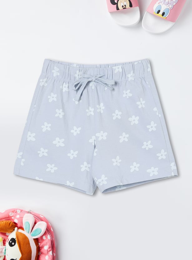 Girls Powerpuff Girls Print Sleepwear Set